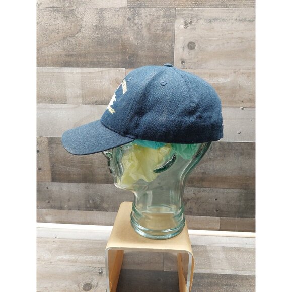 USS John C. Stennis 74 'Look Ahead' Blue W/Aircraft Carrier Logo Hook N Loop Hat - Picture 4 of 8